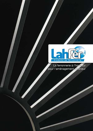 Catalogue Lahfer Produits De Ferronnerie