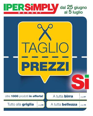Volantino Iper Simply Dal 25 Giugno Al 5 Luglio