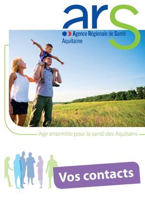 Vos contacts à l'ARS Aquitaine