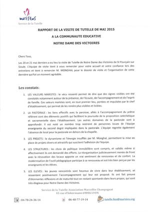 Rapport Visite De Tutelle