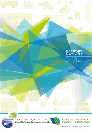 Rapport Activité 2014 Pole Territorial Cœur Entre deux Mers
