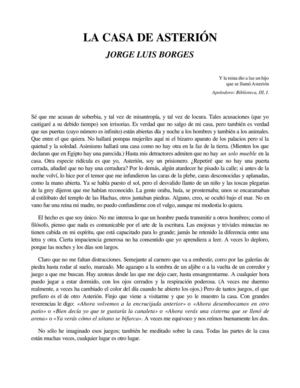 La casa de Asterión