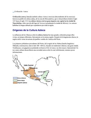 Civilización Azteca