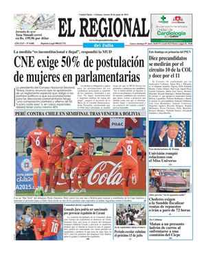 El Regional del Zulia 26-06-2015