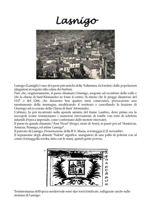Lasnigo Didattica Del Territorio Brochure