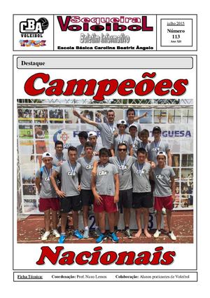 Boletim Informativo Sequeira Voleibol nº113