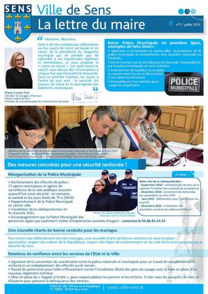Lettre Du Maire Juillet 2015