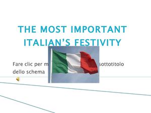 2 The Most Important Italian’s Festivity