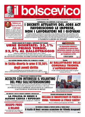 Il Bolscevico - 2 juillet 2015
