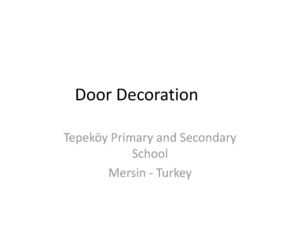 Door Decoration