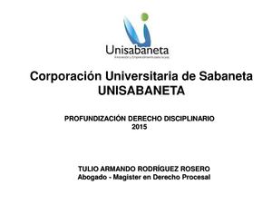 Clase 1 Aspectos Generales Faltas Y Sanciones Disciplinarias