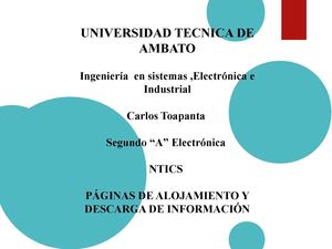 Páginas De Alojamiento