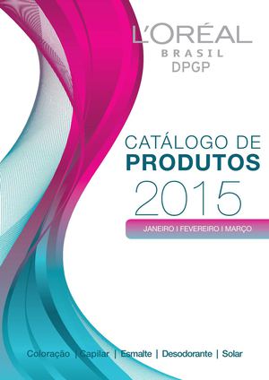 Catalogo De Produtos Loreal