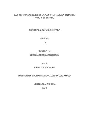 Las Conversaciones De La Paz Con La Habana Entre El Farc Y El Estado 2