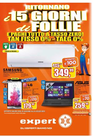 Volantino Expert Napoli dal 25/6 al 8/07/2015