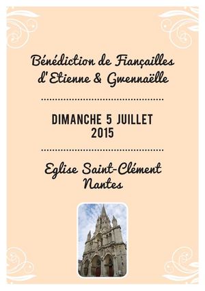 Montage Livret Fiançailles