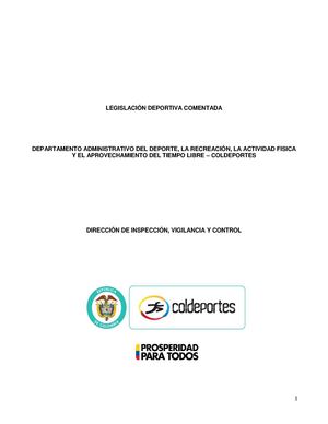 Legislacion Deportiva Comentada (1)