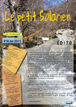 Le Petit Solarien 2015