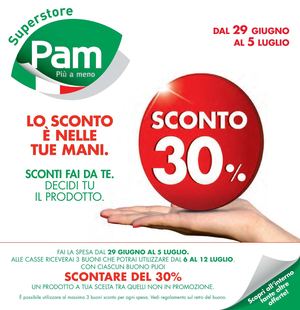 Volantino Pam Dal 29 Giugno Al 5 Luglio