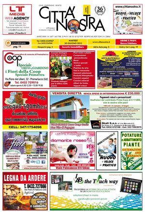 Città Nostra Udine del 30.06.2015 n. 1477