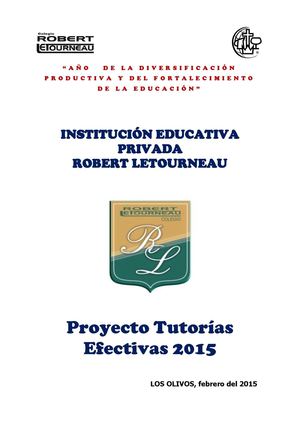 Proyecto Tutorias Efectivas