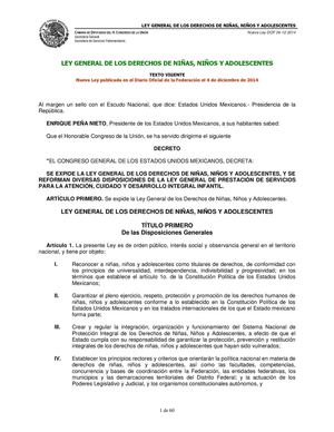 Ley General D Elos Derechos