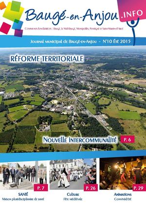 Journal municipal de Baugé-en-Anjou n°10 ETE 2015