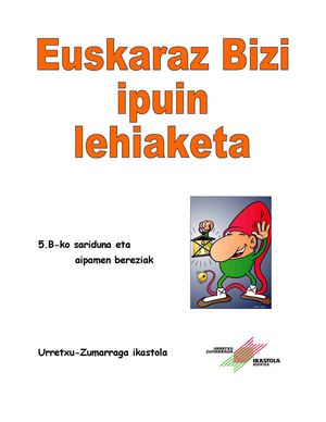 Euskaraz Bizi14 15 Saridunak