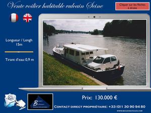 Vente voilier vulcain Seine - Port l'Ilon - Proche Paris