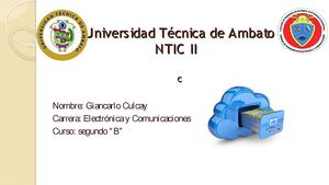 Culcay Descarga Y Alojamiento De La Información 