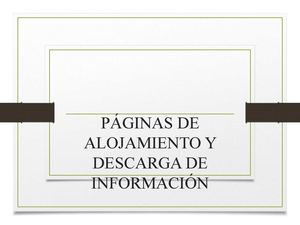 Páginas De Alojamiento