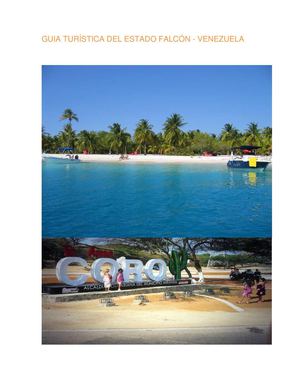 Guia Turistica Del Estado Falcon