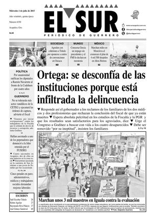 El Sur Miercoles 01072015