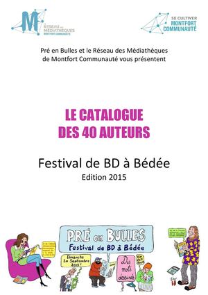 Catalogue Auteurs Pre En Bulles 2015