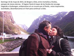 El Sogner Fjord el mayor de los fiordos de noruega