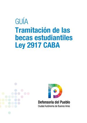Guía para la Tramitación de las Becas Estudiantiles
