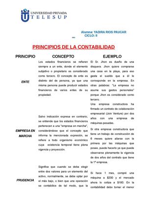 Principios De La Contabilidad