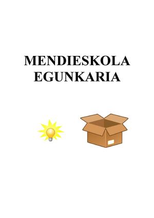 Mendieskola
