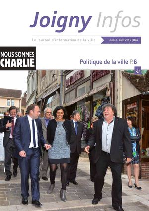 Joigny Infos Juillet Août 2015 N° 74 Page à Page