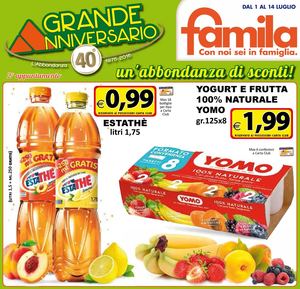 Volantino Famila Centro Dal 1 Al 14 Luglio