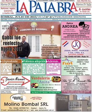 La Palabra Nº 87 (Julio de 2015)