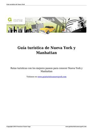 Guia Turistica De Nueva York Y Manhattan