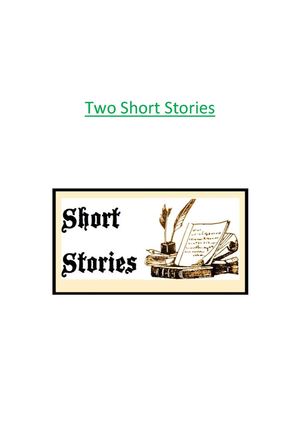 Two Short Stories