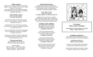 Cancionero Fiesta de María Auxiliadora