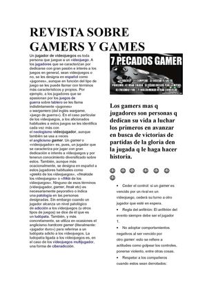 Revista Sobre Gamers Y Games 2