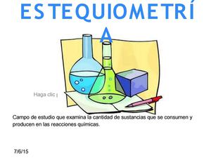 Clase 1 Estequiometría