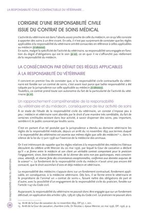 La responsabilité civile du vétérinaire