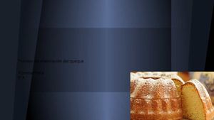 Proceso de elaboración del queque