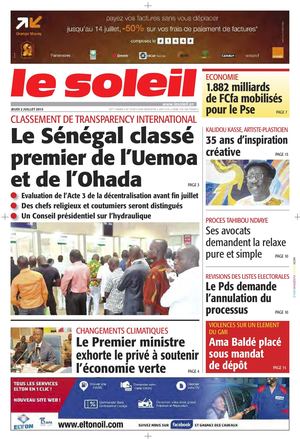 Edition Du 2 Juillet 2015