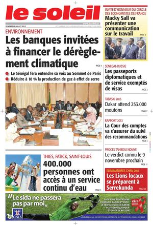 Edition Du 3 Juillet 2015